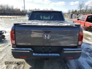 2020 Honda Ridgeline RTL with VIN 5FPYK3F54LB025479, listed as a Copart auction lot 89252185 with 37,706 mi miles and Salvage title. Bid and sale history available at DreamBid. Image 6.