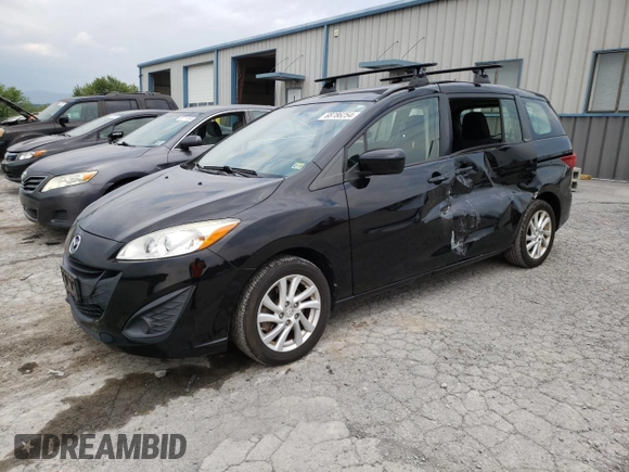 2012 Mazda 5 Sport z VIN JM1CW2BL2C0123866, wystawiony jako Copart lot #68786254 z przebiegiem 99 553 mil mil oraz Szkoda całkowita • Salvage title. Historia ofert i sprzedaży dostępna na DreamBid. Obrazek 1.
