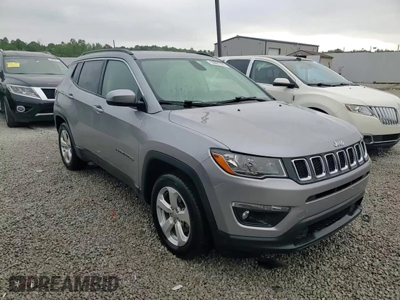 2017 Jeep Compass Latitude with VIN 3C4NJCBBXHT658541, listed as a Copart auction lot 55801725 with 54,567 mi miles and Salvage title. Bid and sale history available at DreamBid. Image 14.