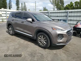 2019 Hyundai Santa Fe SE with VIN 5NMS23AD4KH076815, listed as a Copart auction lot 53528965 with 104,262 mi miles and Non Repairable. Bid and sale history available at carsss.com. Image 4.