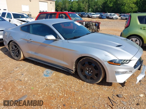 2018 Ford Mustang EcoBoost with VIN 1FA6P8TH8J5121133, listed as a IAAI auction lot 42260938 with 35,166 mi miles and . Bid and sale history available at DreamBid. Image 1.