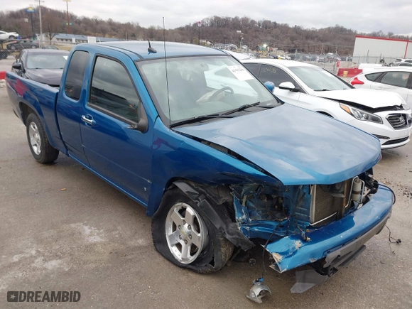 2009 Chevrolet Colorado Work Truck with VIN 1GCCS199098111127, listed as a IAAI auction lot 41483290 with 83,104 mi miles. Bid and sale history available at carsss.com. Image 1.