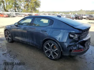 2023 Polestar 2 Performance with VIN YSMET3KA1PL134050, listed as a Copart auction lot 70931004 with 24,638 mi miles and Clean Title. Bid and sale history available at DreamBid. Image 2.
