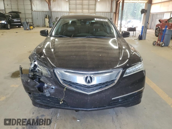 2015 Acura TLX Technology with VIN 19UUB1F55FA006403, listed as a Copart auction lot 61281425 with 97,515 mi miles and Salvage title. Bid and sale history available at DreamBid. Image 5.