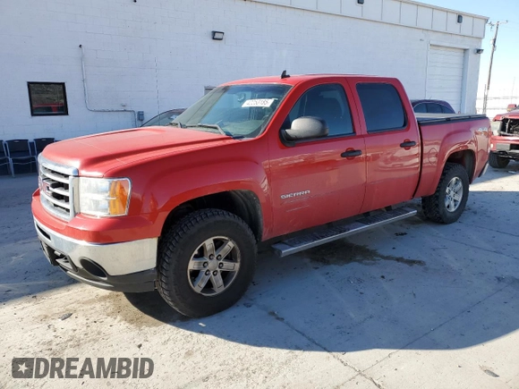 2012 GMC Sierra 1500 SLE with VIN 3GTP2VE78CG180291, listed as a Copart auction lot 42253185 with 161,756 mi miles and Salvage Title. Bid and sale history available at DreamBid. Image 1.