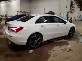 2022 Mercedes-Benz A 220 with VIN W1K3G4FB7NJ372242, listed as a Copart auction lot 44245955 with 44,009 mi miles and Salvage Title. Bid and sale history available at DreamBid. Image 3.