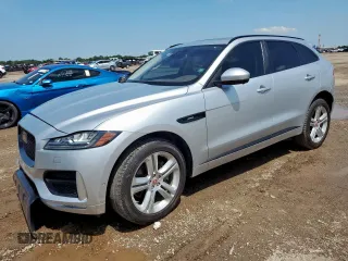 2017 Jaguar F-Pace 35t R-Sport with VIN SADCL2BV1HA080511, listed as a Copart auction lot 58435845 with 78,926 mi miles and Salvage title. Bid and sale history available at DreamBid. Image 1.