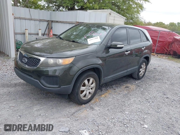 2012 Kia Sorento LX with VIN 5XYKT3A14CG219860, listed as a IAAI auction lot 41917360 with 209,107 mi miles. Bid and sale history available at carsss.com. Image 2.