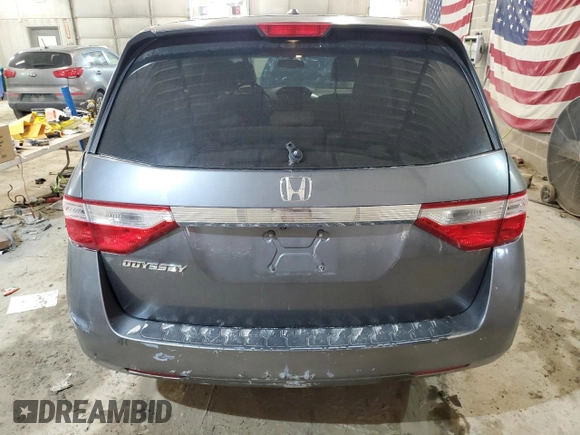 2012 Honda Odyssey EX-L with VIN 5FNRL5H64CB099092, listed as a Copart auction lot 42124784 with 247,535 mi miles and Non Repairable. Bid and sale history available at carsss.com. Image 6.