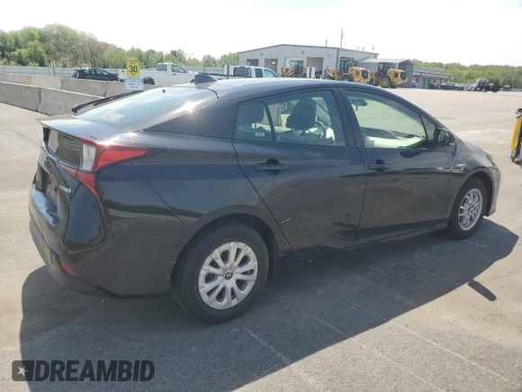 2022 Toyota Prius L Eco with VIN JTDKAMFUXN3178091, listed as a Copart auction lot 56753405 with 51,207 mi miles and Clean Title. Bid and sale history available at DreamBid. Image 3.