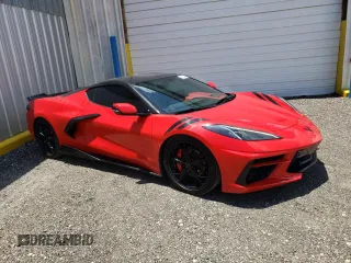 2020 Chevrolet Corvette 2LT with VIN 1G1Y72D48L5000755, listed as a Copart auction lot 55525194 with 28,030 mi miles and Salvage Title. Bid and sale history available at carsss.com. Image 4.