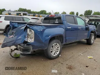 2019 GMC Canyon 4WD SLT with VIN 1GTG6DEN4K1354710, listed as a Copart auction lot 62419354 with 83,107 mi miles and Salvage Title. Bid and sale history available at carsss.com. Image 3.