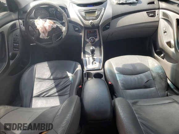 2013 Hyundai Elantra Limited with VIN 5NPDH4AE1DH172008, listed as a Copart auction lot 55026315 with 161,632 mi miles and Salvage Title. Bid and sale history available at DreamBid. Image 8.