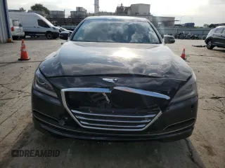 2015 Hyundai Genesis 3.8L with VIN KMHGN4JE3FU071370, listed as a Copart auction lot 68129914 with 131,112 mi miles and Salvage Title. Bid and sale history available at carsss.com. Image 5.