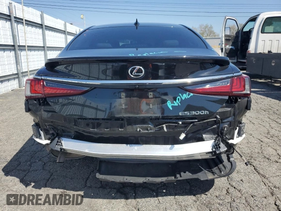 2023 Lexus ES with VIN 58ADA1C19PU027956, listed as a Copart auction lot 48801015 with 33,169 mi miles and Salvage Title. Bid and sale history available at carsss.com. Image 6.