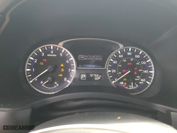 2019 Infiniti QX60 PURE with VIN 5N1DL0MMXKC559235, listed as a Copart auction lot 72116684 with 72,752 mi miles and Salvage Title. Bid and sale history available at carsss.com. Image 9.