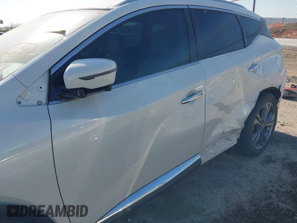 2024 Nissan Murano Platinum with VIN 5N1AZ2DS5RC108736, listed as a IAAI auction lot 42029826 with 18,026 mi miles and . Bid and sale history available at DreamBid. Image 17.