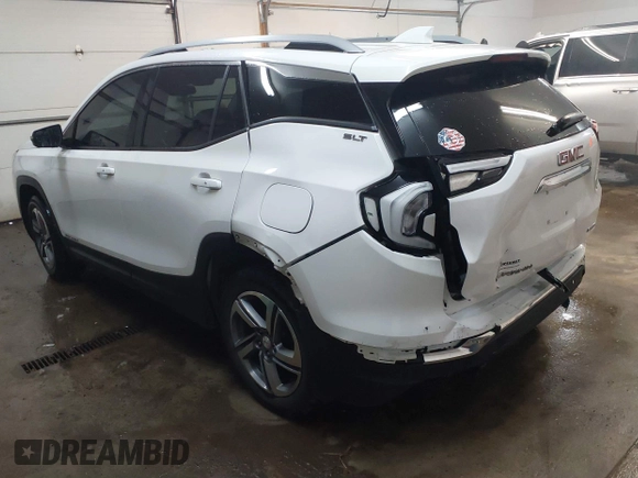 2018 GMC Terrain SLT with VIN 3GKALVEVXJL319704, listed as a IAAI auction lot 41595936 with 71,720 mi miles. Bid and sale history available at carsss.com. Image 3.
