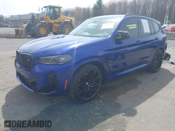 2024 BMW X3 M with VIN 5YM13EC07R9V73692, listed as a IAAI auction lot 41944954 with 5,224 mi miles and . Bid and sale history available at DreamBid. Image 2.