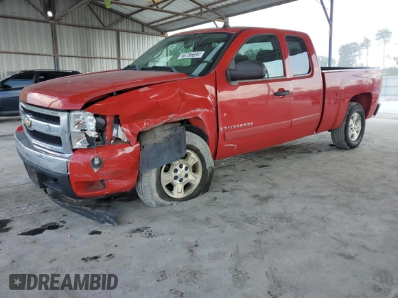 2007 Chevrolet Silverado 1500 LT w/2LT with VIN 2GCEC190571733455, listed as a Copart auction lot 66786694 with 96,042 mi miles and Salvage Title. Bid and sale history available at carsss.com. Image 1.