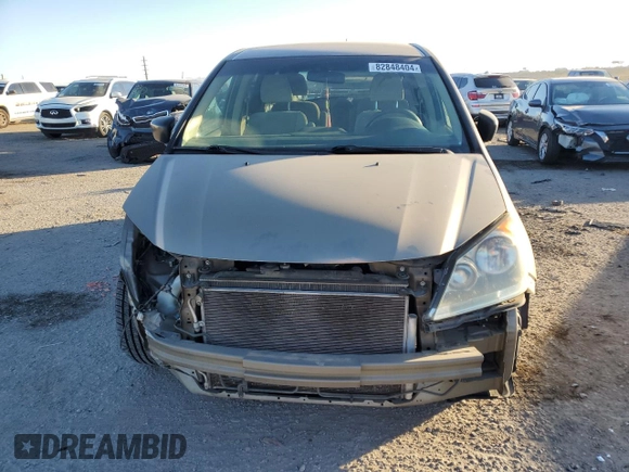 2009 Honda Odyssey LX с VIN 5FNRL38279B025918, выставлен на аукционе Copart как лот 82848404 с пробегом 71 791 миль миль и Списание • Salvage title. История ставок и продаж доступна на DreamBid. Изображение 5.