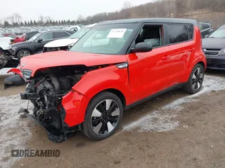 2018 Kia Soul + with VIN KNDJP3A53J7539782, listed as a IAAI auction lot 41743823 with 68,640 mi miles. Bid and sale history available at carsss.com. Image 18.