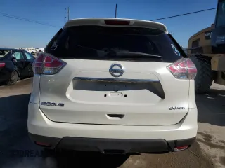 2016 Nissan Rogue SL with VIN 5N1AT2MV7GC779415, listed as a Copart auction lot 46670935 with 177,210 mi miles and Salvage Title. Bid and sale history available at DreamBid. Image 6.