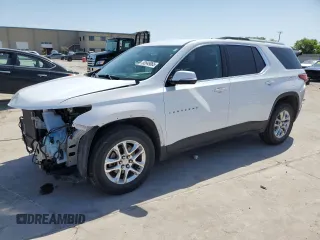 2018 Chevrolet Traverse LT Cloth with VIN 1GNERGKW2JJ193809, listed as a Copart auction lot 52849065 with 126,911 mi miles and Salvage Title. Bid and sale history available at carsss.com. Image 1.