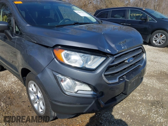 2019 Ford EcoSport SE with VIN MAJ3S2GE7KC301957, listed as a IAAI auction lot 41801182 with 81,525 mi miles and . Bid and sale history available at DreamBid. Image 18.