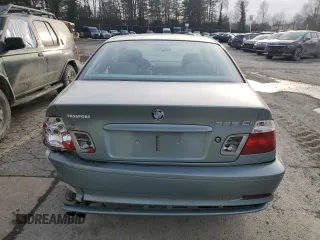 2002 BMW 3 Series 325Ci with VIN WBABN33452PG59471, listed as a Copart auction lot 43534095 with 178,181 mi miles and Salvage title. Bid and sale history available at DreamBid. Image 6.