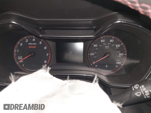 2022 Chevrolet TrailBlazer RS with VIN KL79MUSLXNB123341, listed as a IAAI auction lot 41368582 with 59,986 mi miles. Bid and sale history available at carsss.com. Image 7.