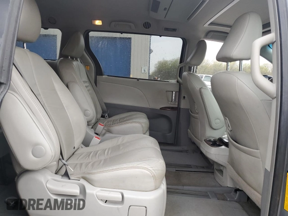 2013 Toyota Sienna XLE with VIN 5TDDK3DC6DS059378, listed as a Copart auction lot 54233765 with 225,129 mi miles and Salvage Title. Bid and sale history available at DreamBid. Image 11.