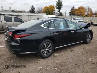 2018 Lexus LS with VIN JTHC51FF3J5002473, listed as a Copart auction lot 80737774 with 40,184 mi miles and Salvage Title. Bid and sale history available at carsss.com. Image 3.