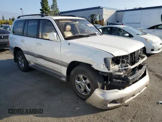 2002 Toyota Land Cruiser with VIN JTEHT05J022020635, listed as a Copart auction lot 80284764 with 0 mi miles and Salvage Title. Bid and sale history available at carsss.com. Image 4.