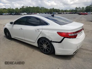 2013 Hyundai Azera with VIN KMHFH4JG3DA198543, listed as a Copart auction lot 68911314 with 152,602 mi miles and Salvage Title. Bid and sale history available at carsss.com. Image 2.