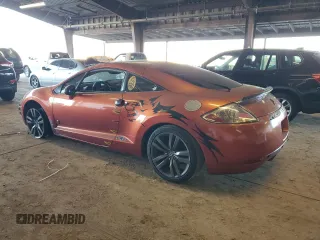 2007 Mitsubishi Eclipse SE with VIN 4A3AK64F47E065718, listed as a Copart auction lot 89399385 with 160,475 mi miles and Salvage Title. Bid and sale history available at carsss.com. Image 2.