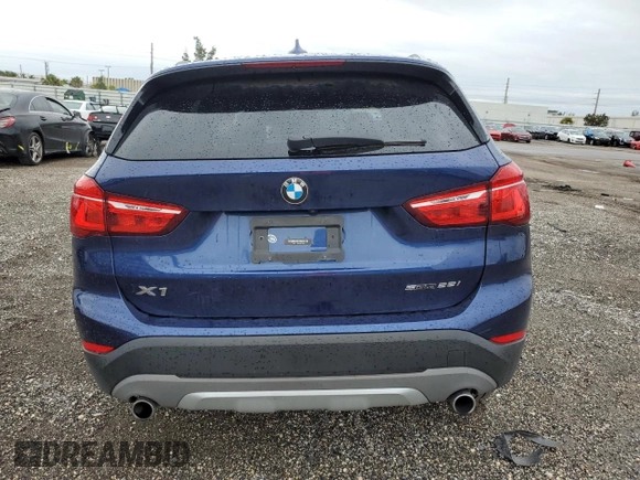 2018 BMW X1 sDrive28i with VIN WBXHU7C33J3F04439, listed as a Copart auction lot 45034033 with 28,091 mi miles. Bid and sale history available at carsss.com. Image 6.