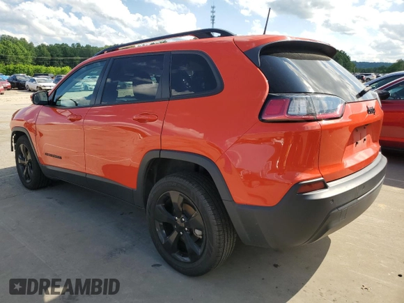 2021 Jeep Cherokee Altitude with VIN 1C4PJLLB0MD120101, listed as a Copart auction lot 57045855 with 61,377 mi miles and Salvage title. Bid and sale history available at DreamBid. Image 2.
