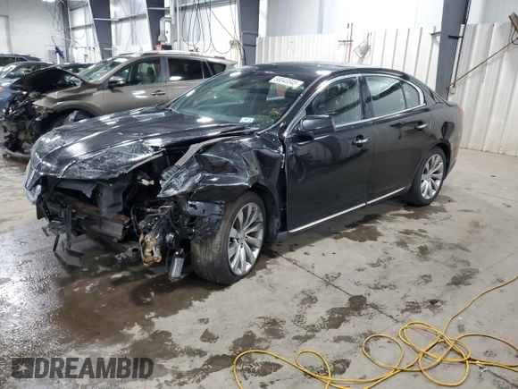 2013 Lincoln MKS with VIN 1LNHL9EK8DG611332, listed as a Copart auction lot 58043345 with 118,910 mi miles and Non repairable. Bid and sale history available at DreamBid. Image 1.