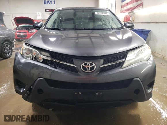 2015 Toyota RAV4 LE with VIN JTMBFREV4FJ036390, listed as a Copart auction lot 46738035 with 39,178 mi miles and Salvage Title. Bid and sale history available at DreamBid. Image 5.