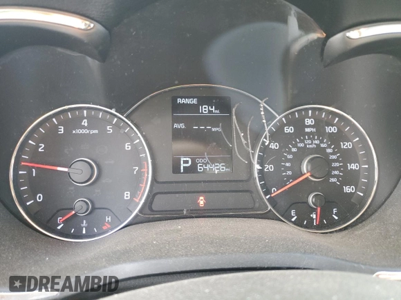 2016 Kia Forte LX with VIN KNAFK4A61G5481434, listed as a Copart auction lot 41694845 with 64,426 mi miles and Salvage Title. Bid and sale history available at carsss.com. Image 9.