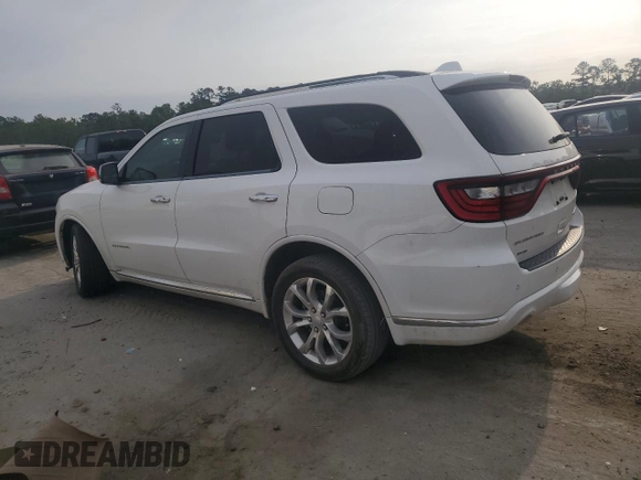 2018 Dodge Durango Citadel z VIN 1C4RDHEG0JC290322, wystawiony jako Copart lot #57356605 z przebiegiem 177 178 mil mil oraz Szkoda całkowita • Salvage title. Historia ofert i sprzedaży dostępna na DreamBid. Obrazek 2.