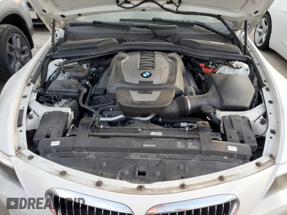 2010 BMW 6 Series 650i with VIN WBAEB5C5XAC225947, listed as a Copart auction lot 75091664 with 0 mi miles and Salvage Title. Bid and sale history available at carsss.com. Image 11.