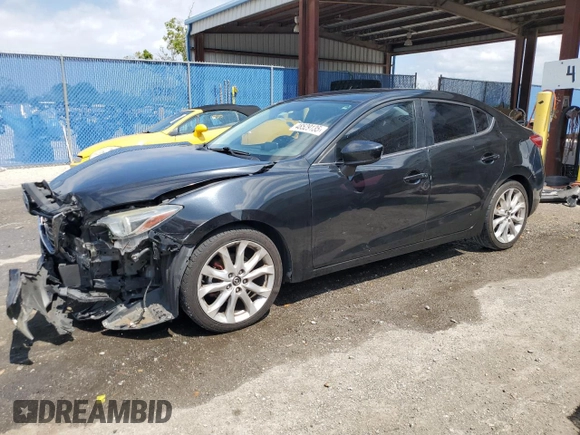 2014 Mazda 3 S Touring with VIN JM1BM1V39E1184958, listed as a Copart auction lot 48529135 with 171,367 mi miles and Salvage Title. Bid and sale history available at DreamBid. Image 1.