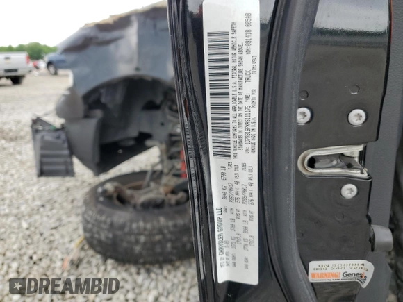 2010 Dodge 1500 SLT z VIN 1D7RB1GPXAS111175, wystawiony jako Copart lot #56393525 z przebiegiem 207 617 mil mil oraz Szkoda całkowita • Salvage title. Historia ofert i sprzedaży dostępna na DreamBid. Obrazek 12.