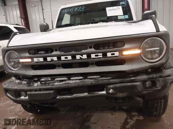 2023 Ford Bronco with VIN 1FMDE5AHXPLB20297, listed as a IAAI auction lot 41605475 with 18,621 mi miles. Bid and sale history available at carsss.com. Image 6.