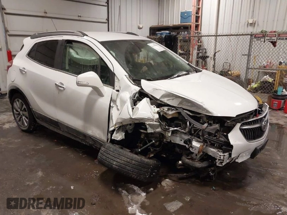 2019 Buick Encore Preferred with VIN KL4CJASBXKB762851, listed as a IAAI auction lot 41608945 with 39,719 mi miles. Bid and sale history available at carsss.com. Image 1.