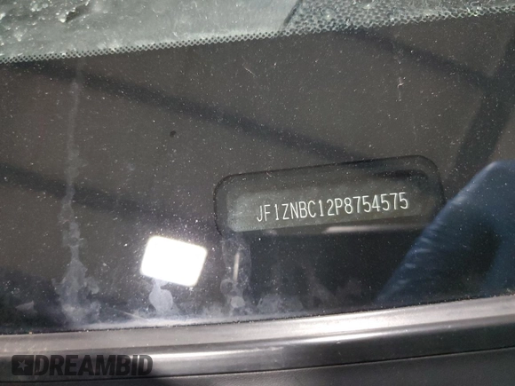 2023 Toyota 86 with VIN JF1ZNBC12P8754575, listed as a Copart auction lot 44848085 with 18,787 mi miles and Salvage Title. Bid and sale history available at DreamBid. Image 14.