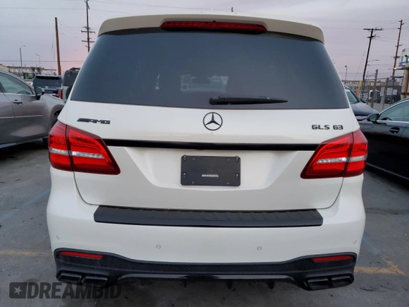 2018 Mercedes-Benz GLS with VIN 4JGDF7FE2JB063422, listed as a Copart auction lot 84687514 with 64,838 mi miles and Salvage Title. Bid and sale history available at carsss.com. Image 6.