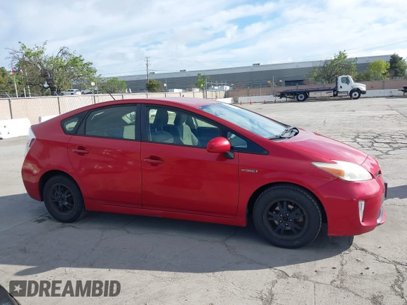 2012 Toyota Prius One with VIN JTDKN3DU1C1595223, listed as a IAAI auction lot 41965656 with 206,767 mi miles. Bid and sale history available at carsss.com. Image 13.